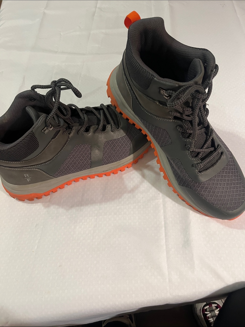 Reserved Footwear Mens Nate Boot High-Top in a Orange Color Sole Size 13